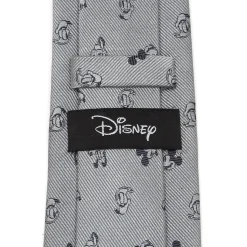 Disney Mickey and Friends Gray Men's Tie