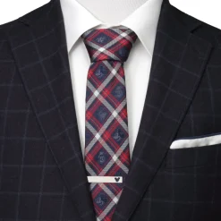 Disney Mickey and Friends Navy Plaid Men's Tie