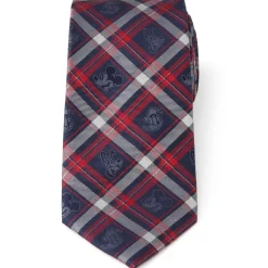 Disney Mickey and Friends Navy Plaid Men's Tie