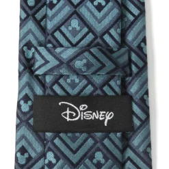 Disney Mickey Diamond Teal Men's Tie