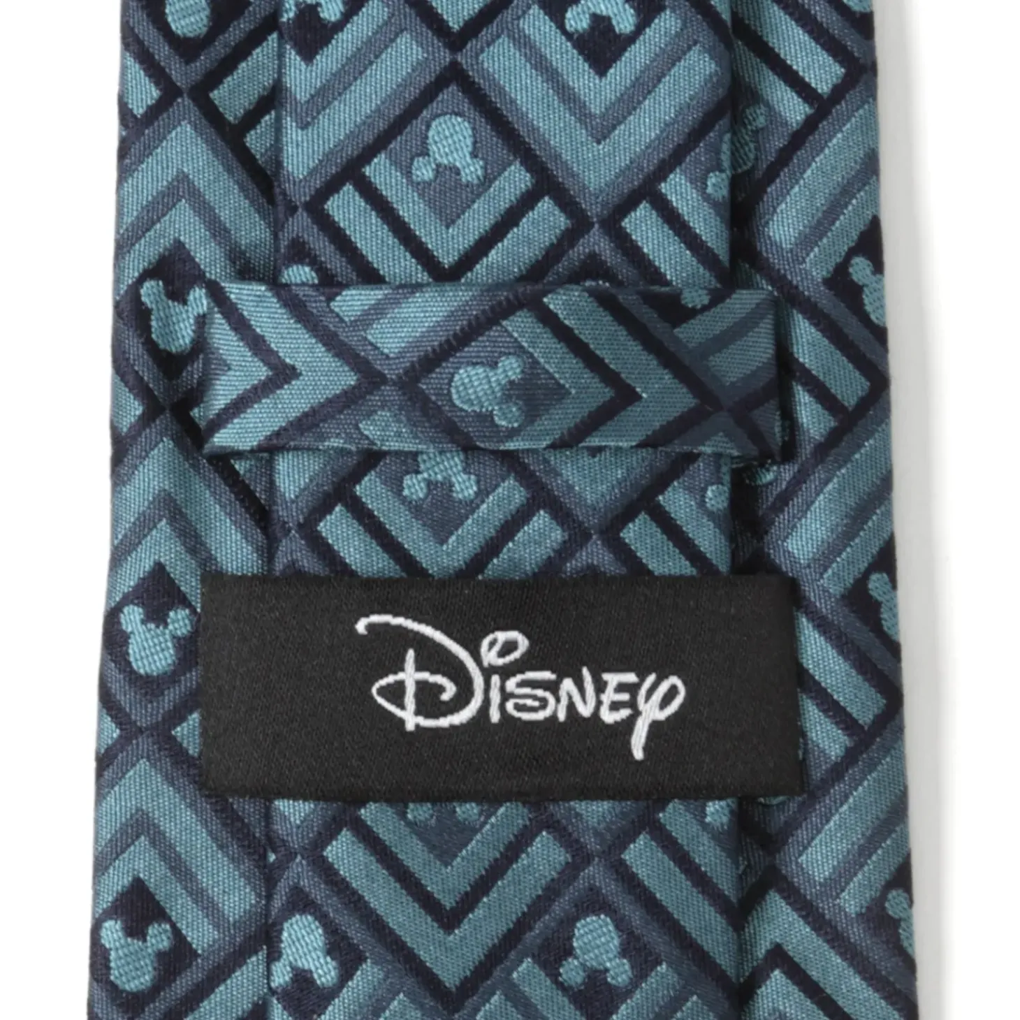 Disney Mickey Diamond Teal Men's Tie