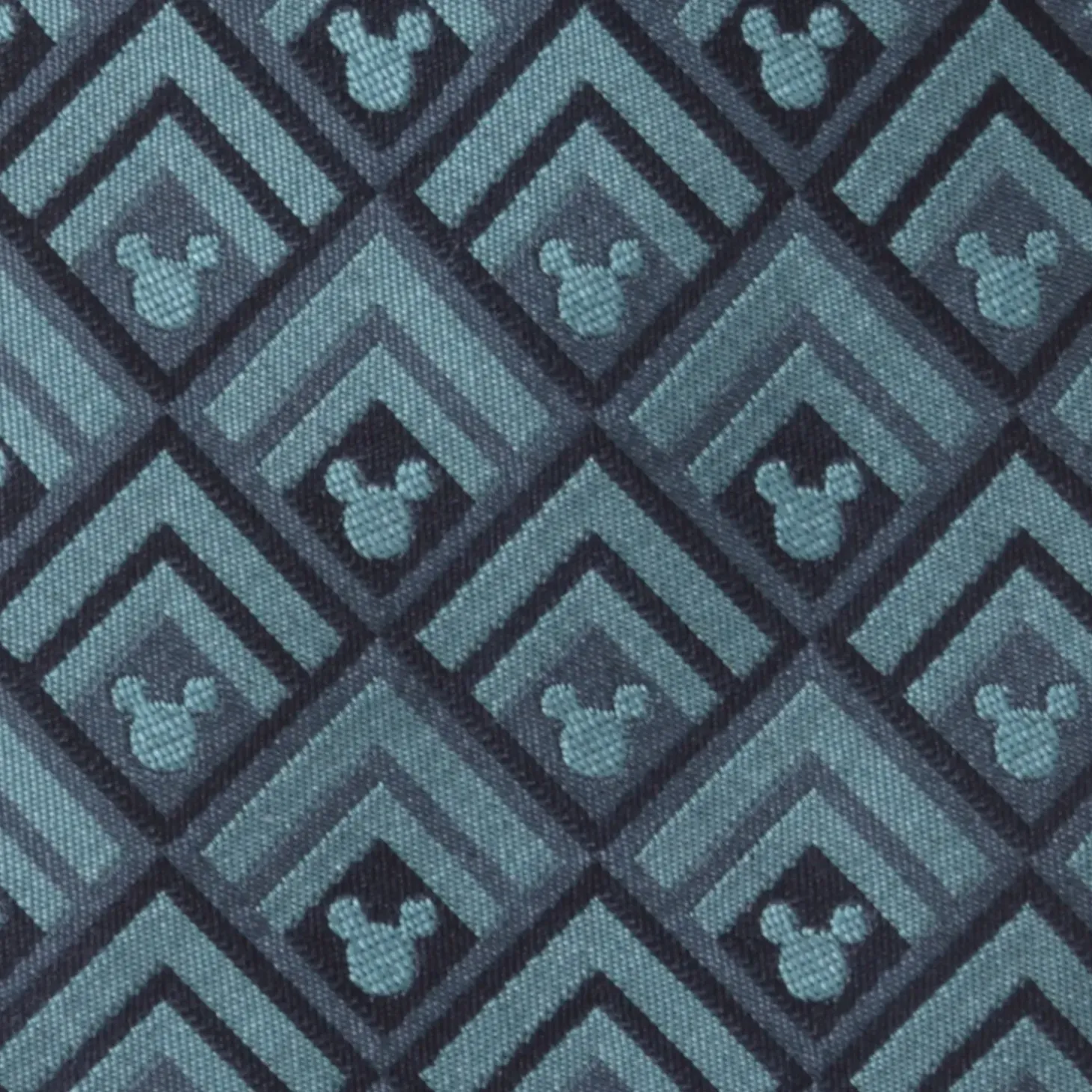 Disney Mickey Diamond Teal Men's Tie