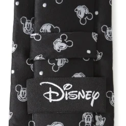 Disney Mickey Dot Black Men's Tie