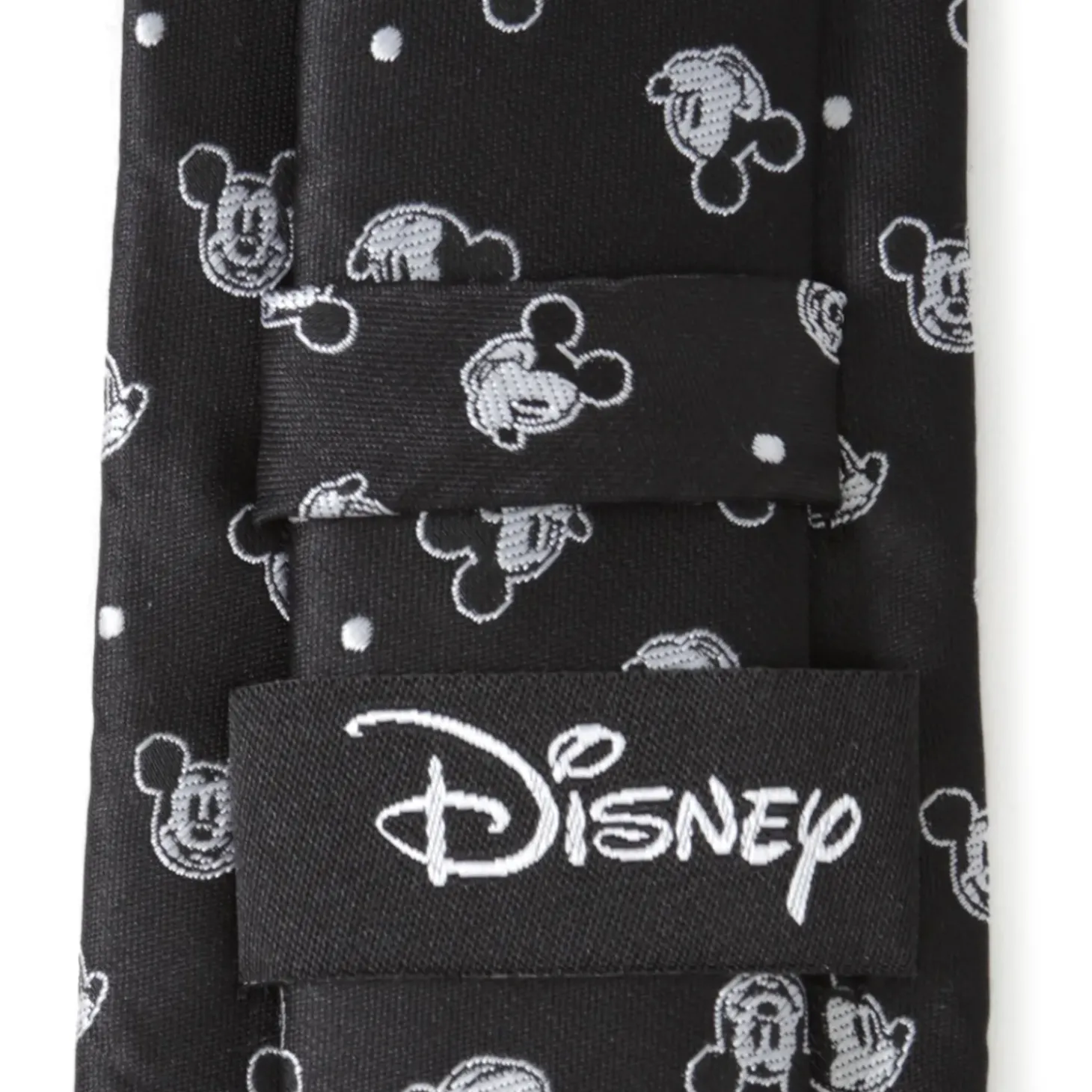 Disney Mickey Dot Black Men's Tie