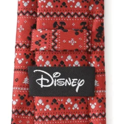 Disney Mickey Fair Isle Red Men's Tie