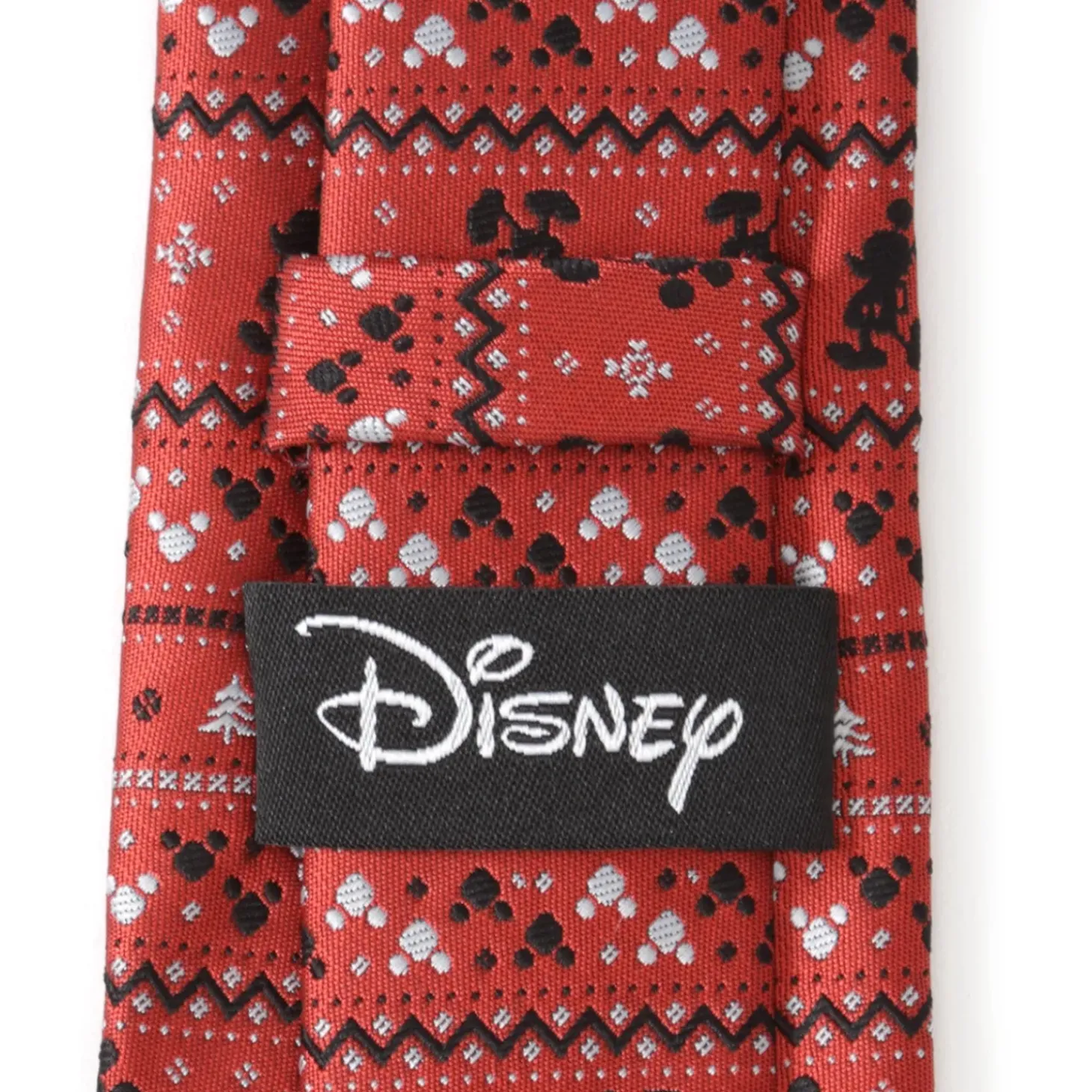 Disney Mickey Fair Isle Red Men's Tie