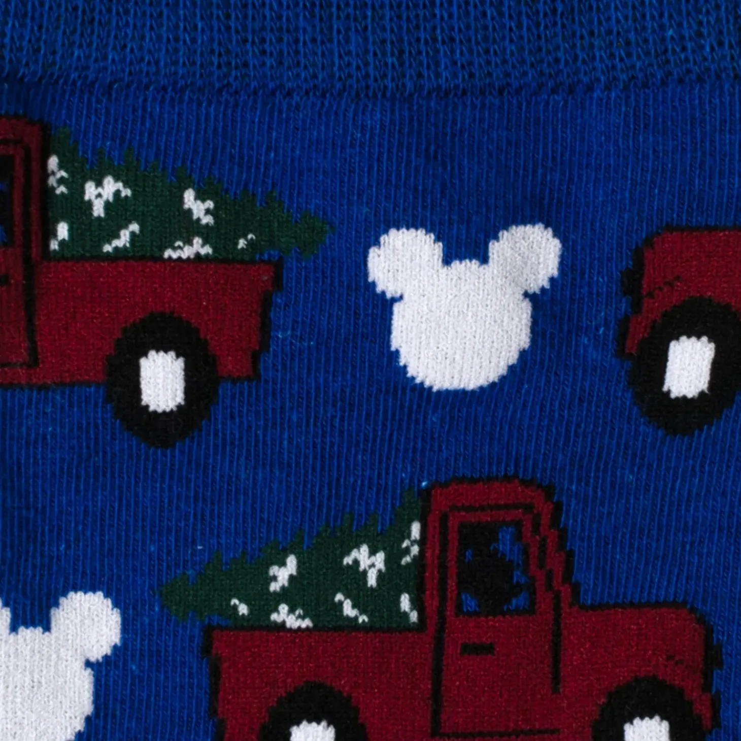 Disney Mickey Holiday Truck Navy Sock and Mickey Blue Lapel Pin Gift Set