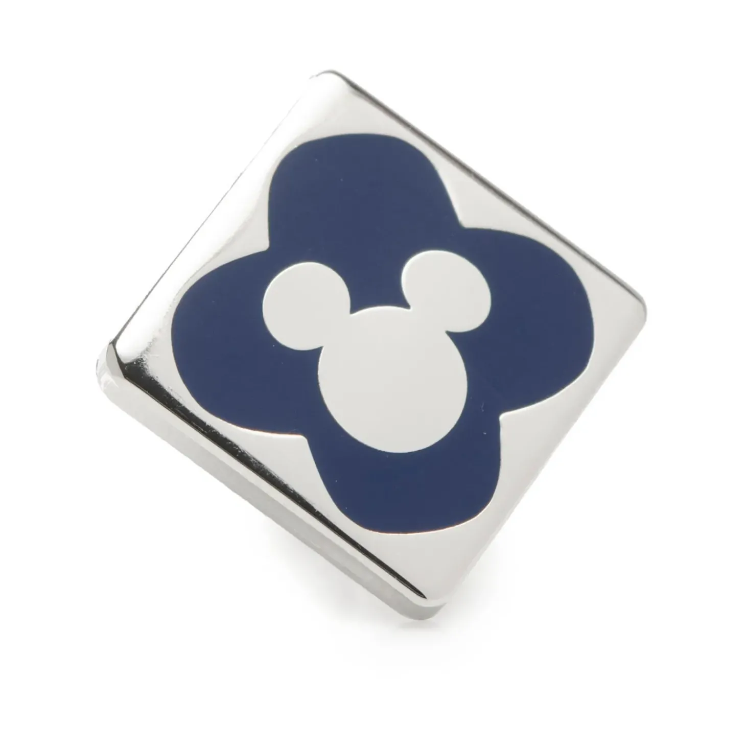 Disney Mickey Holiday Truck Navy Sock and Mickey Blue Lapel Pin Gift Set