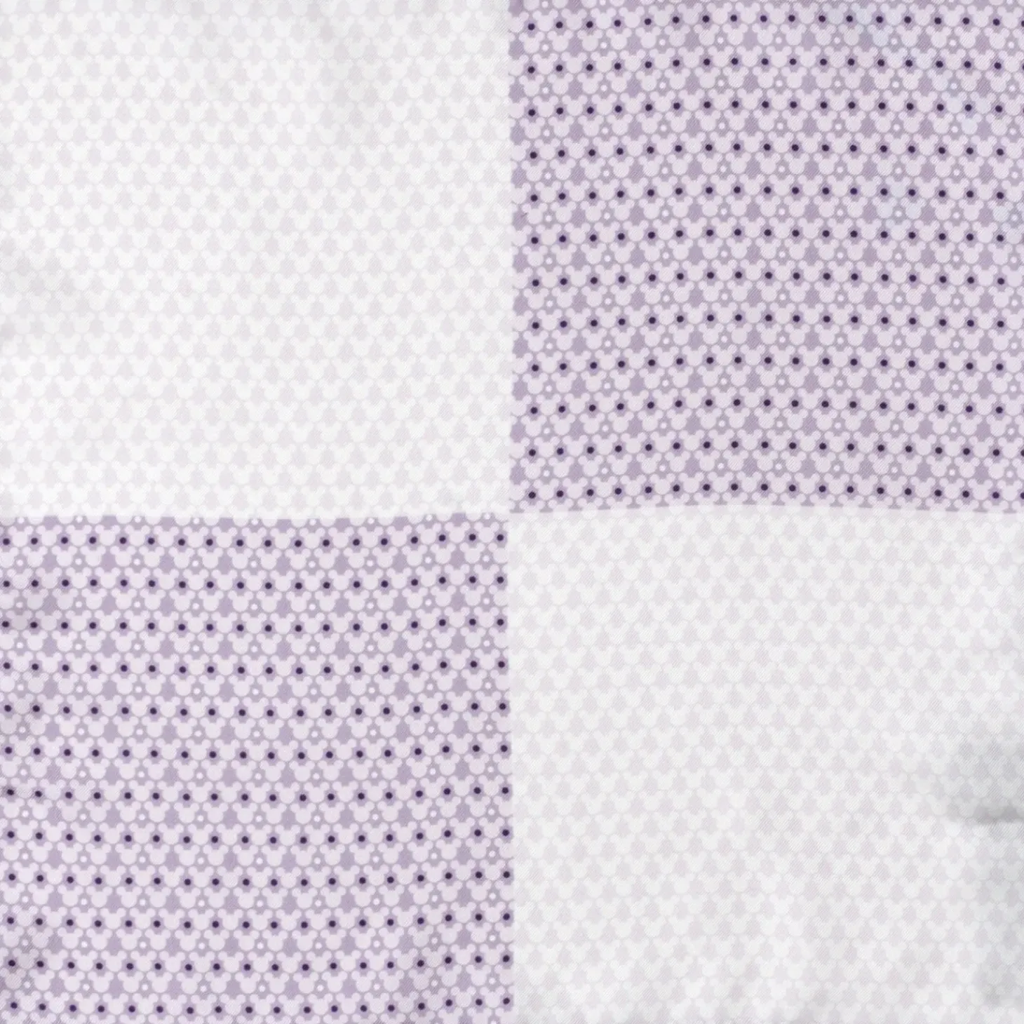 Disney Mickey Lavender 4 Square Pocket Square