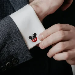 Disney Mickey Minnie "I Love Us" Cufflinks
