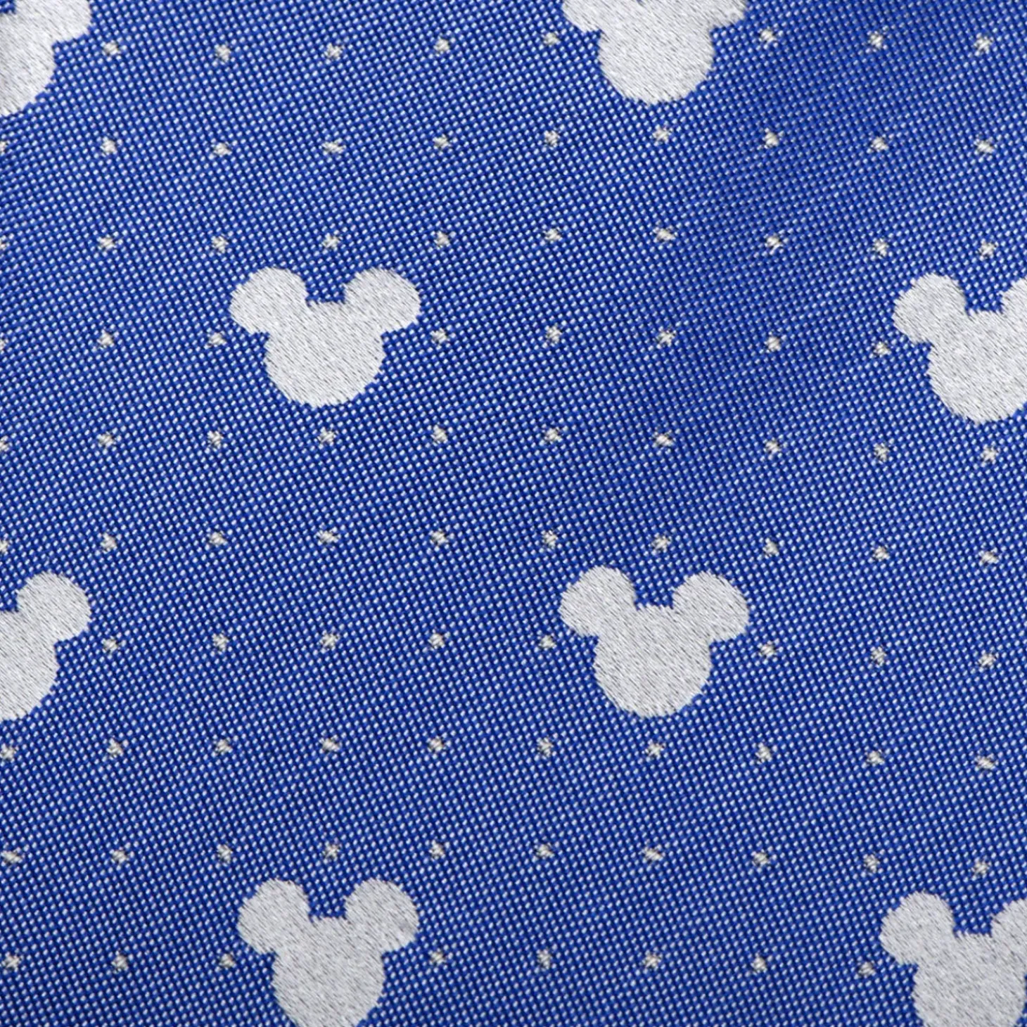 Disney Mickey Mouse Blue Pin Dot Men's Tie