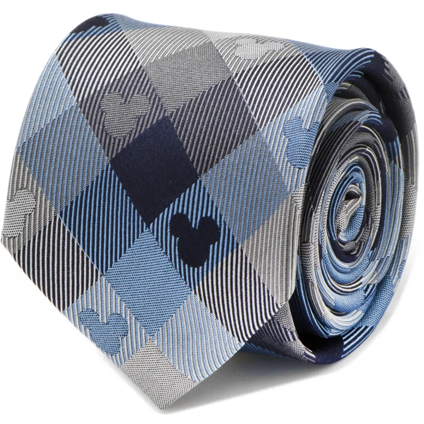 Disney Mickey Mouse Blue Plaid Mens Tie