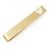 Disney Mickey Mouse Cut Out Gold Tie Bar