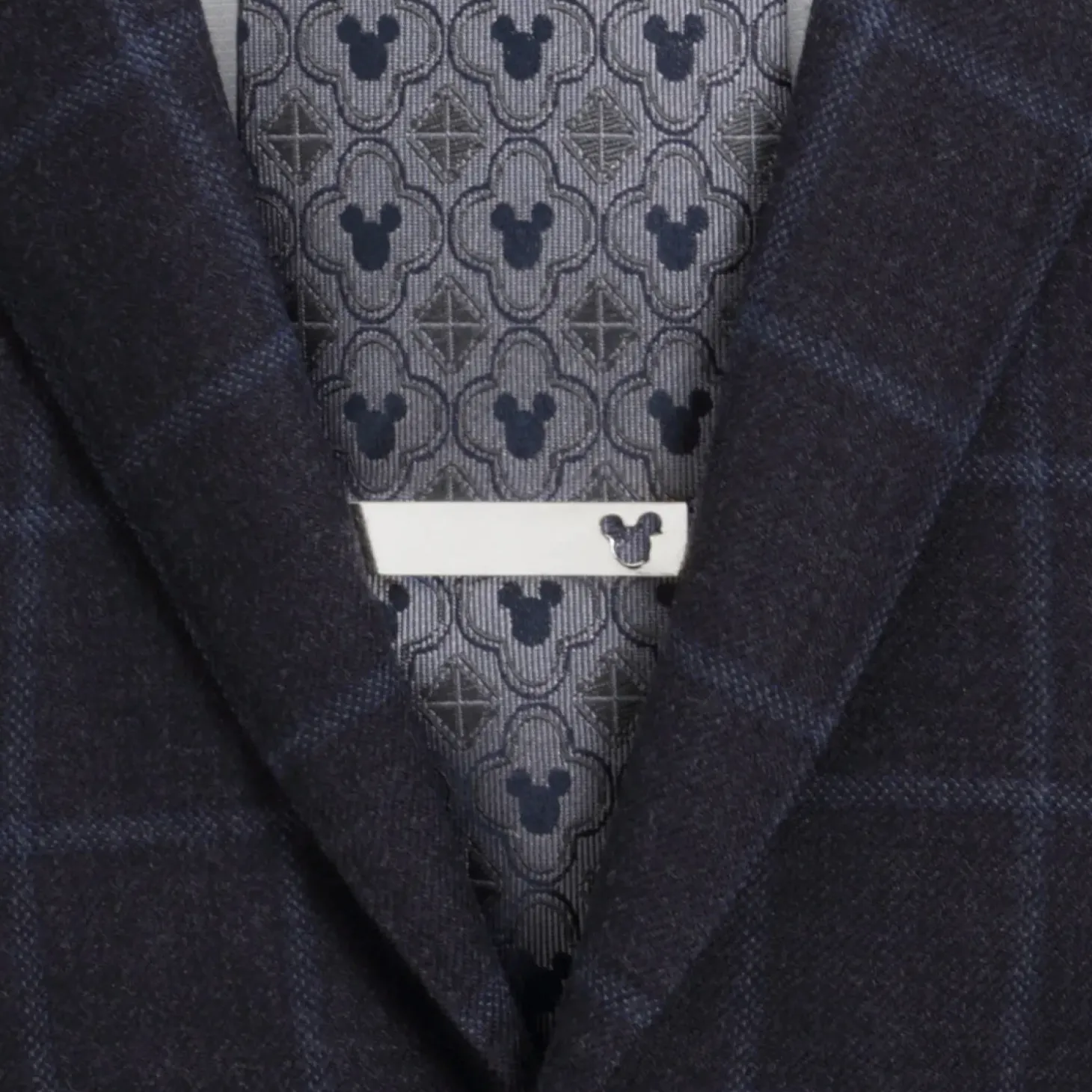 Disney Mickey Mouse Cut Out Tie Bar