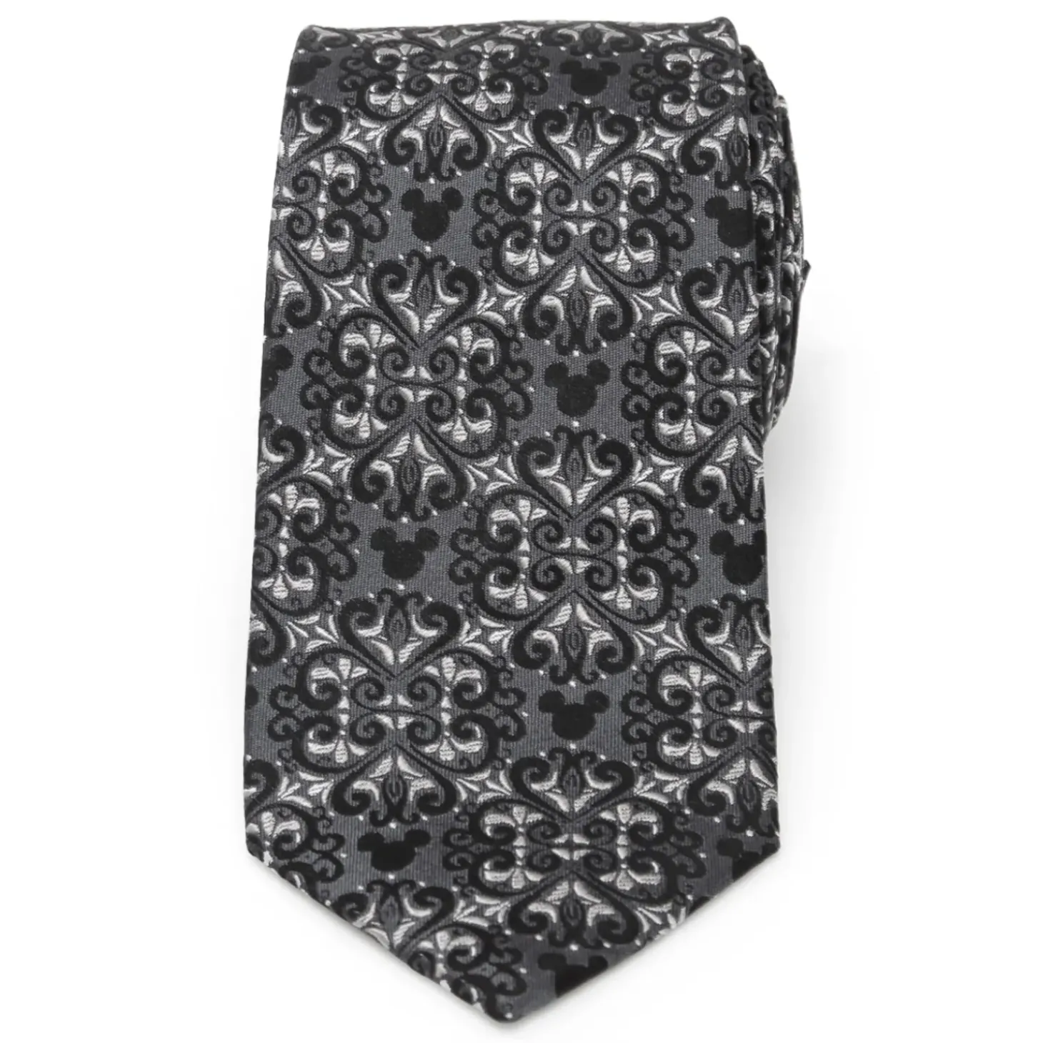 Disney Mickey Mouse Damask Tile Men's Tie