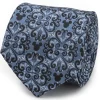 Disney Mickey Mouse Damask Tile Blue Men's Tie