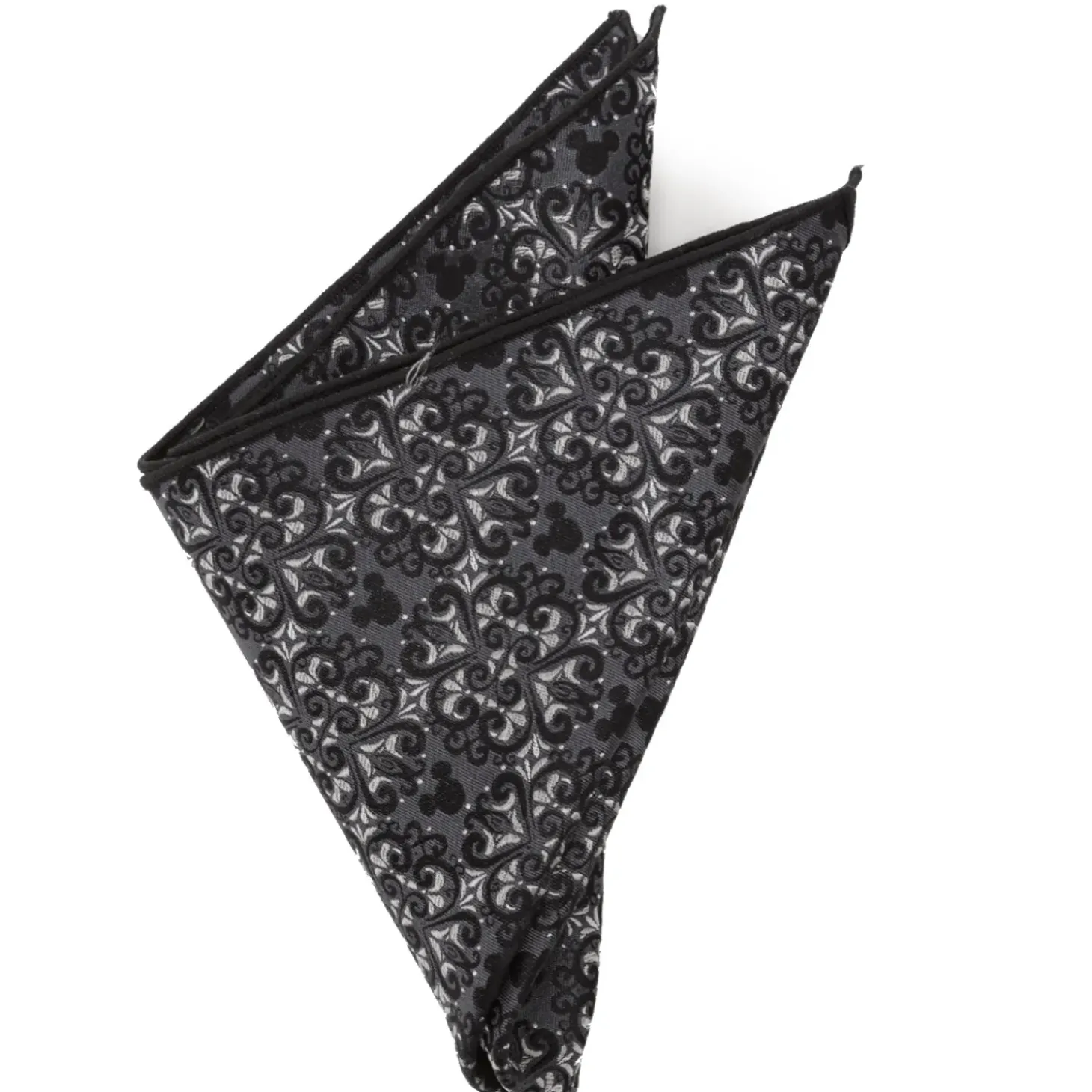 Disney Mickey Mouse Damask Tile Pocket Square