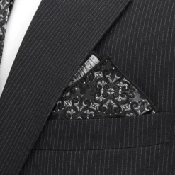 Disney Mickey Mouse Damask Tile Pocket Square