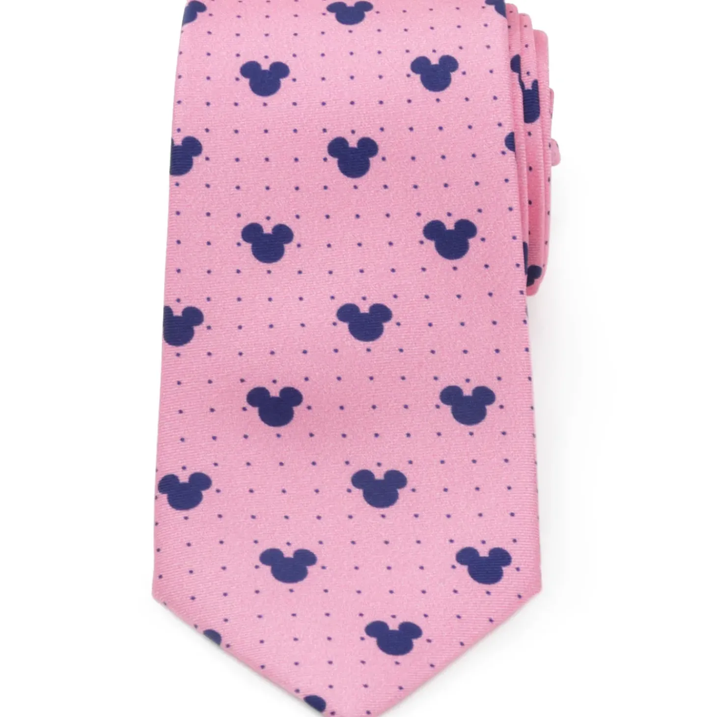 Disney Mickey Mouse Dot Pink Men's Tie