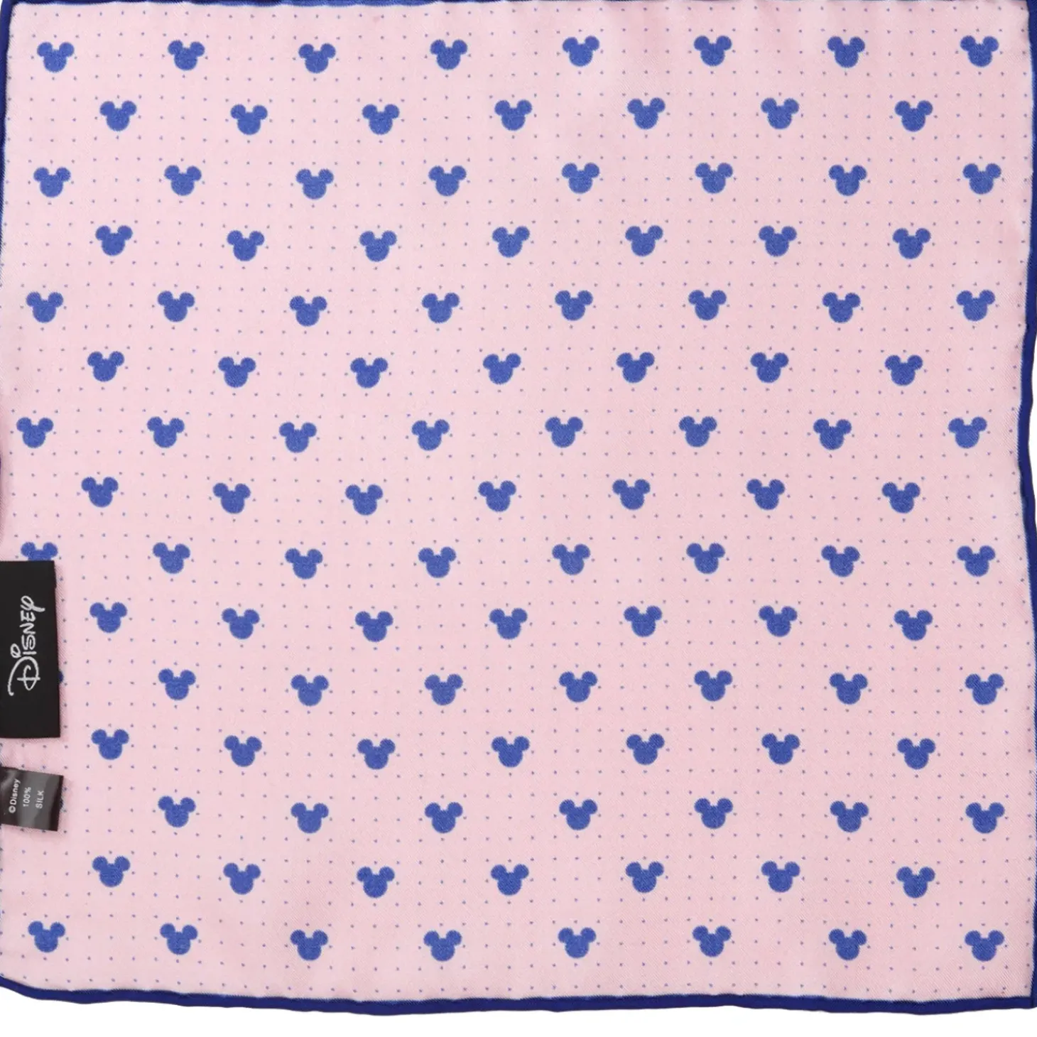 Disney Mickey Mouse Dot Pink Pocket Square