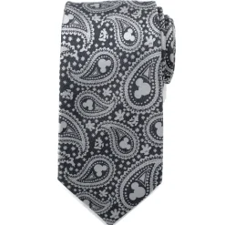 Disney Mickey Mouse Gray Paisley Mens Tie