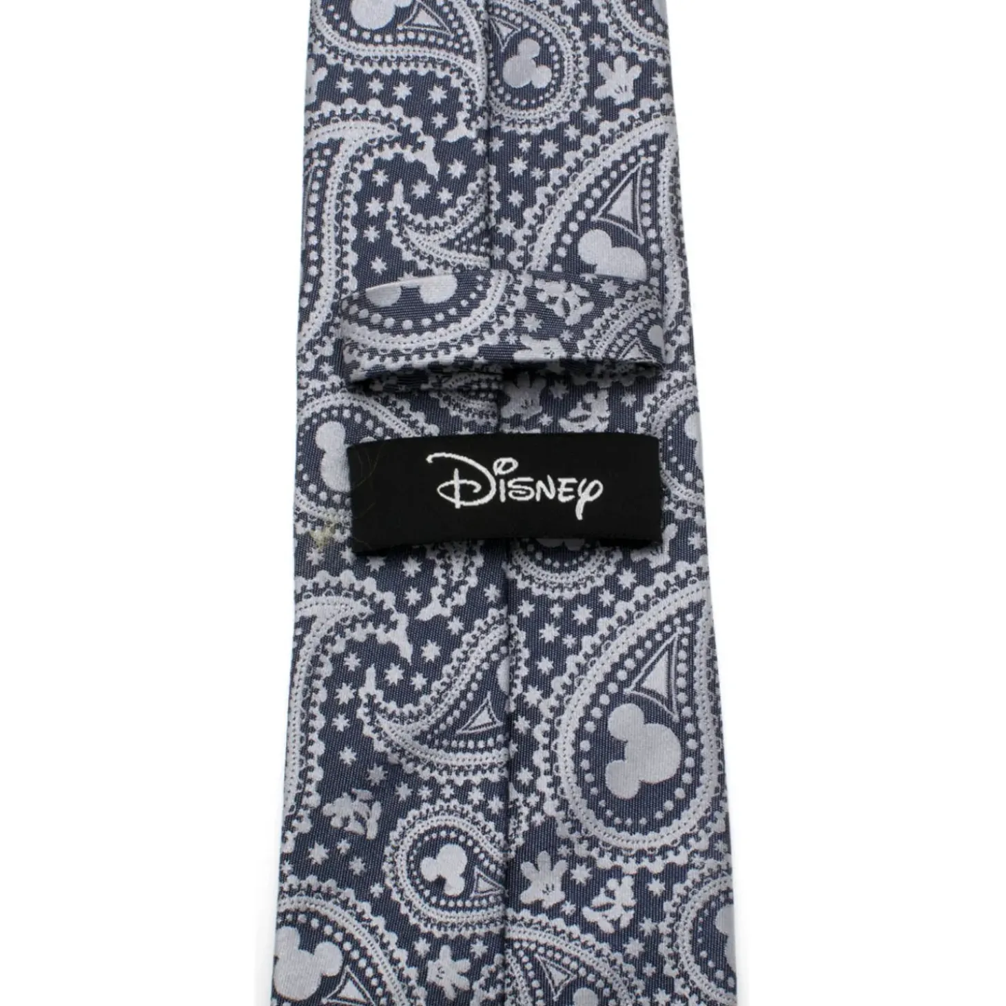 Disney Mickey Mouse Gray Paisley Mens Tie