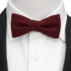 Disney Mickey Mouse Holiday Maroon Bow Tie