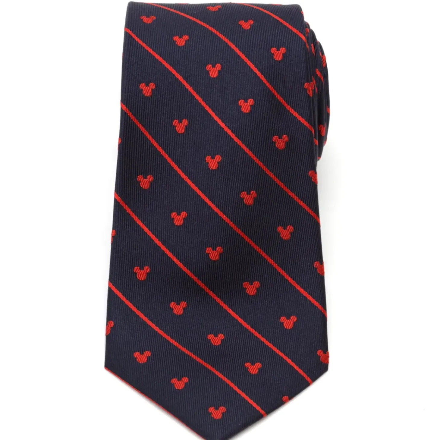 Disney Mickey Mouse Navy Pinstripe Tie
