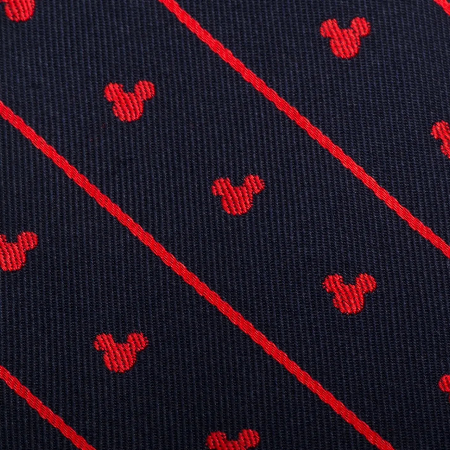 Disney Mickey Mouse Navy Pinstripe Tie