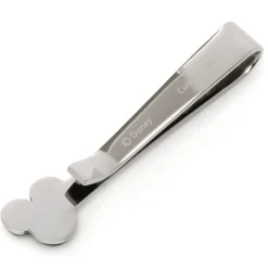 Disney Mickey Mouse Onyx Stainless Steel Tie Bar
