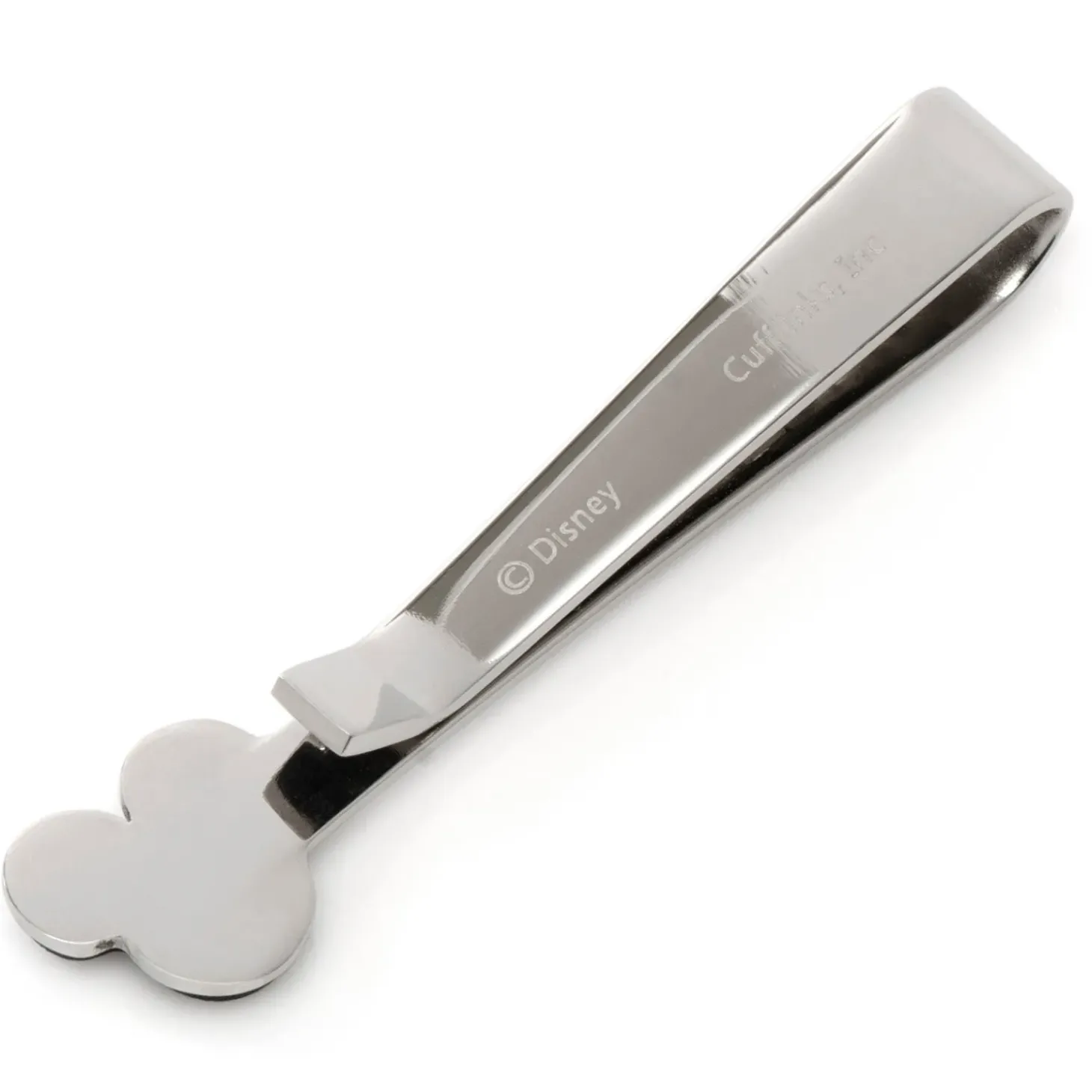 Disney Mickey Mouse Onyx Stainless Steel Tie Bar