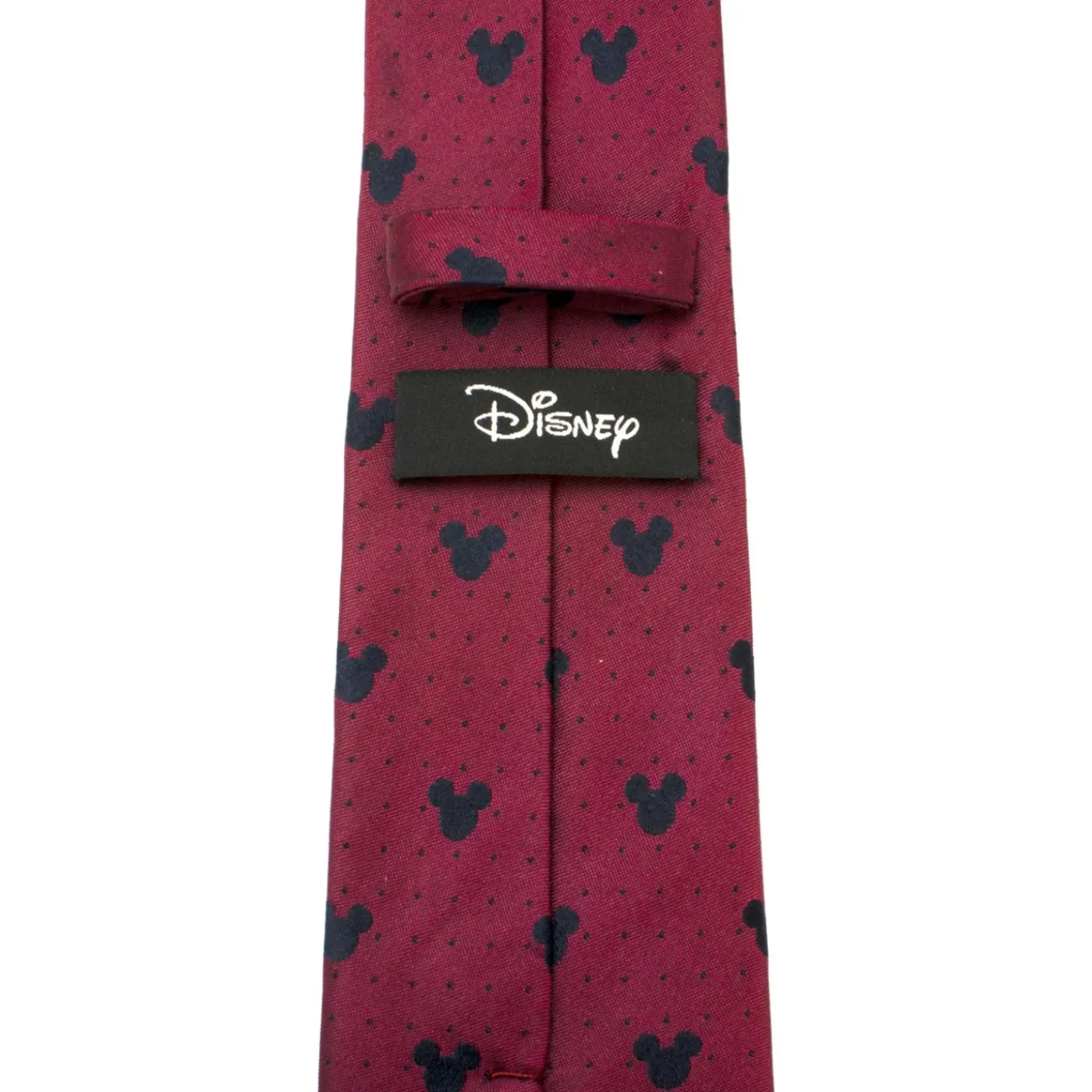 Disney Mickey Mouse Red Pin Dot Men's Tie