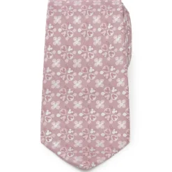 Disney Mickey Mouse Silhouette Blossom Pink Men's Tie