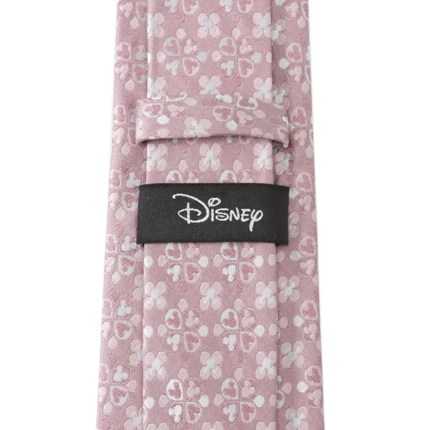 Disney Mickey Mouse Silhouette Blossom Pink Men's Tie