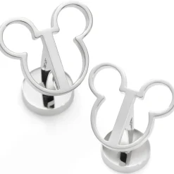 Disney Mickey Mouse Silhouette Cutout Cufflinks