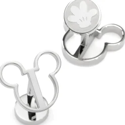 Disney Mickey Mouse Silhouette Cutout Cufflinks