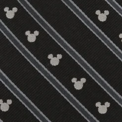 Disney Mickey Mouse Stripe Black Men's Tie