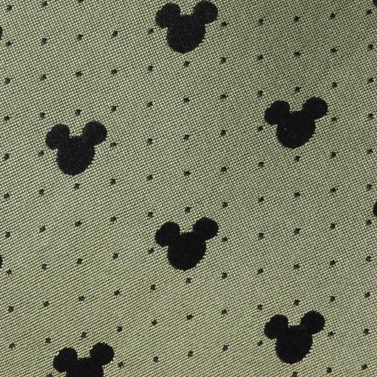 Disney Mickey Silhouette Dot Green Men's Tie