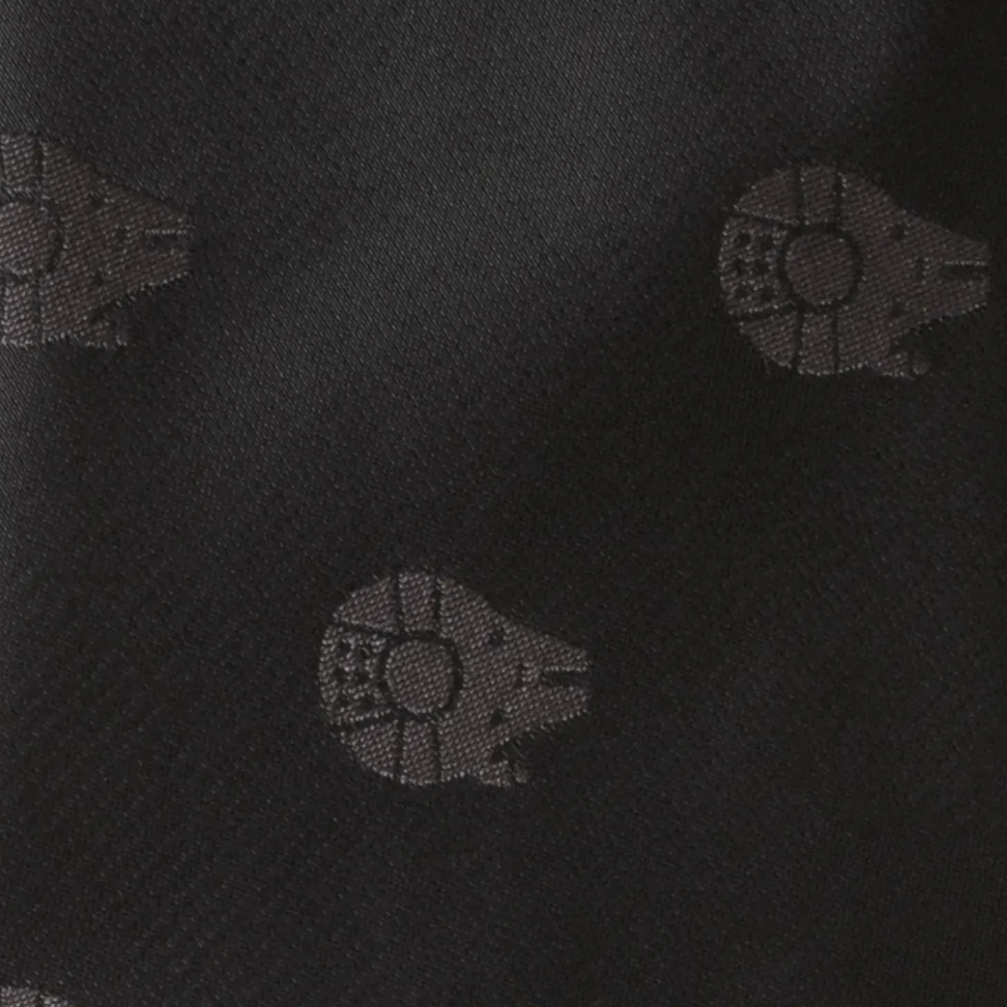 Star Wars Millennium Falcon Black Tonal Men's Tie