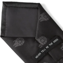 Star Wars Millennium Falcon Black Tonal Men's Tie