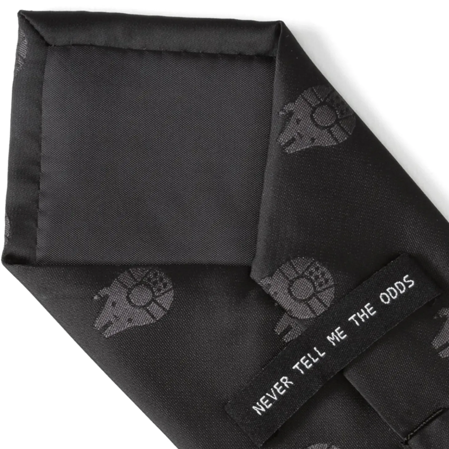 Star Wars Millennium Falcon Black Tonal Men's Tie