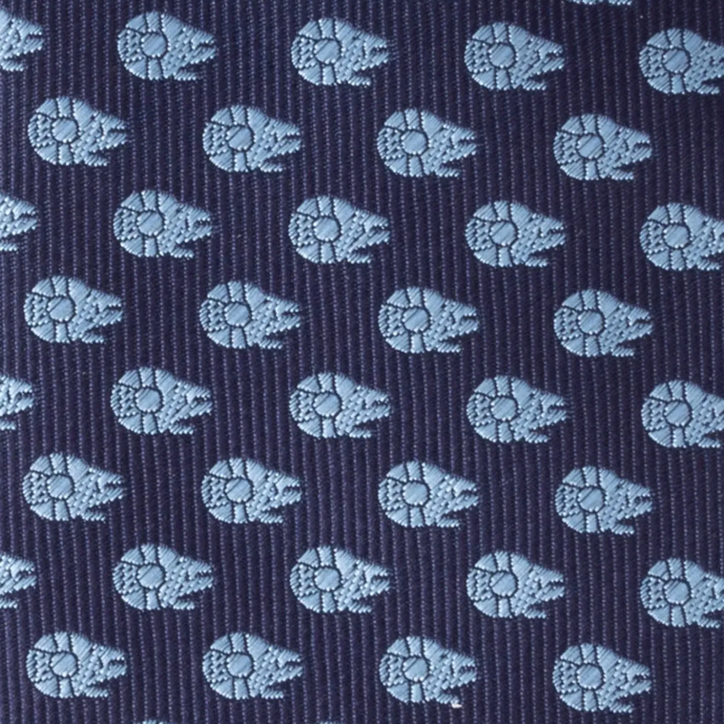 Star Wars Millennium Falcon Blue Tonal Mens Tie