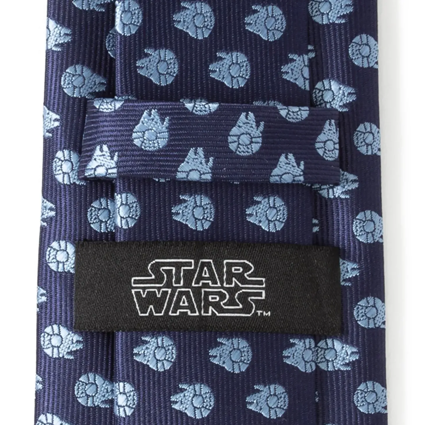 Star Wars Millennium Falcon Blue Tonal Mens Tie