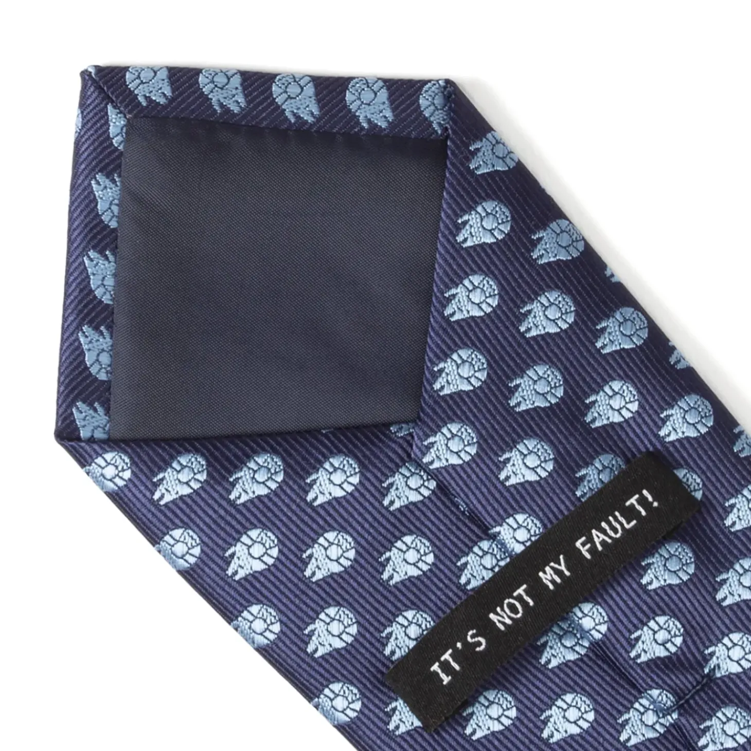 Star Wars Millennium Falcon Blue Tonal Mens Tie