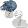 Star Wars Millennium Falcon Blueprint Blue Cufflinks
