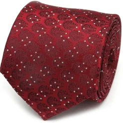 Star Wars Millennium Falcon Dot Red Men's Tie