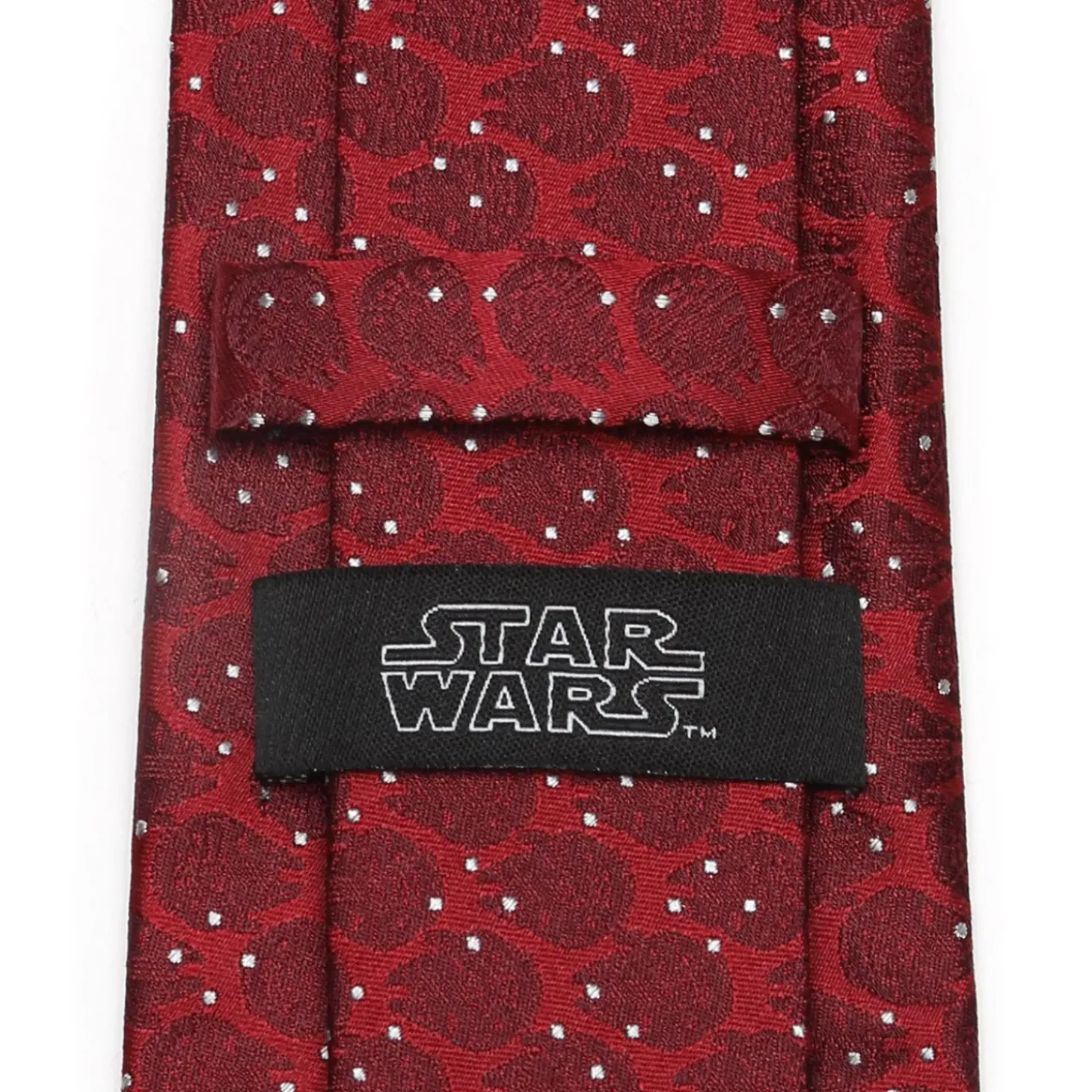 Star Wars Millennium Falcon Dot Red Men's Tie