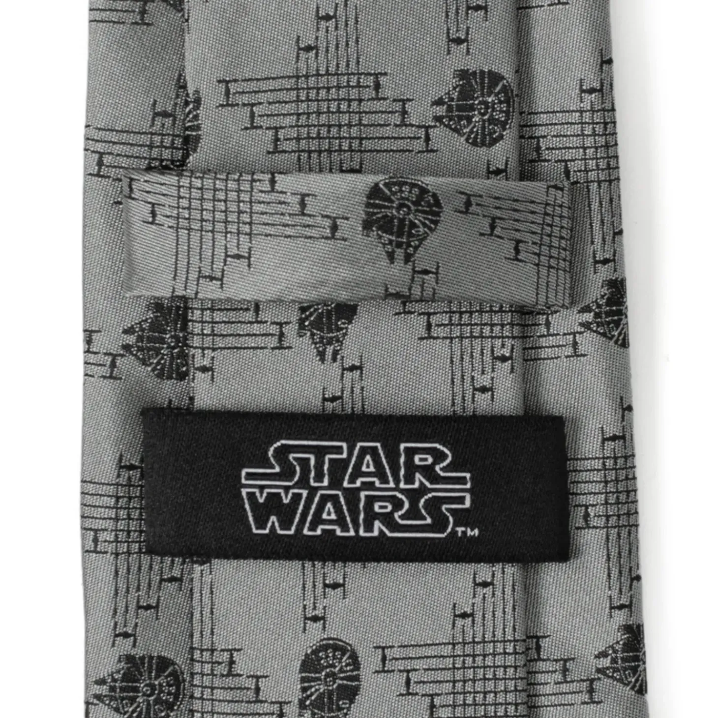 Star Wars Millennium Falcon Gray Men's Tie