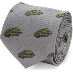 Star Wars Millennium Falcon Gray Men's Tie