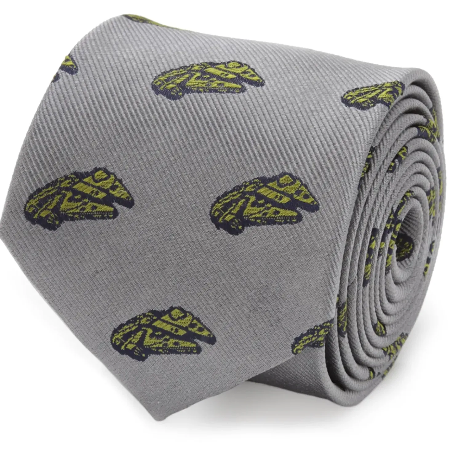 Star Wars Millennium Falcon Gray Men's Tie